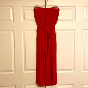 Strapless Red Jumper